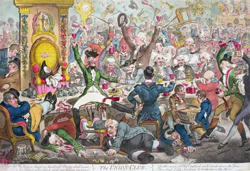 The Union Club, 1801 (színes metszet)